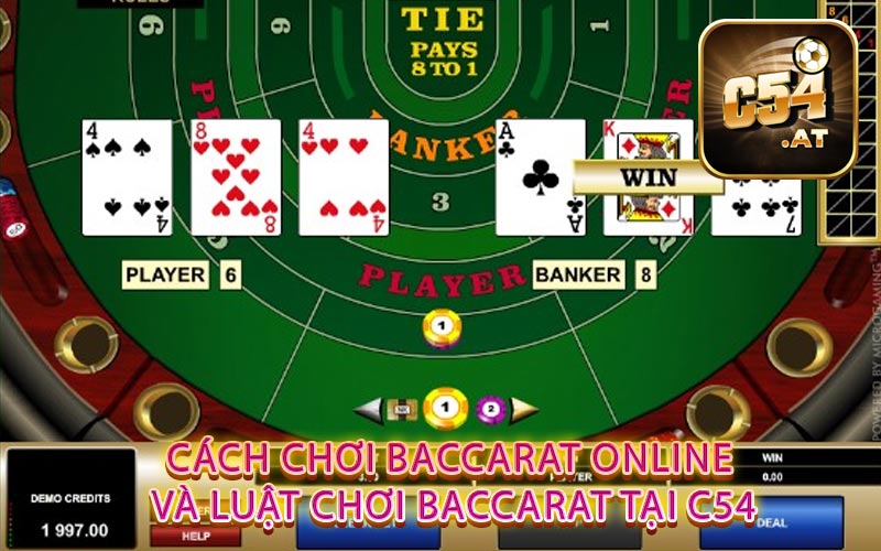 Cách chơi baccarat online 